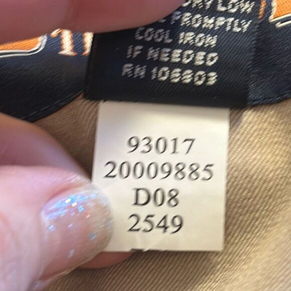 Duluth Trading Co Beige Bomber Jacket Coat Full Zip Size M Medium Rayon Blend - Picture 10 of 10